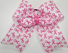 Breast Cancer Hot Pink Cheer Bow